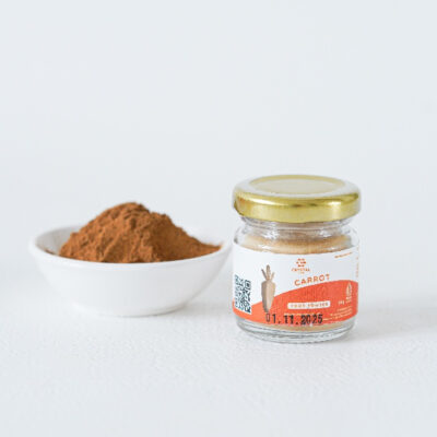 Crystal Farm Carrot Food Powder 20gr - Bubuk Sayuran Wortel - Bumbu MPASI Natural