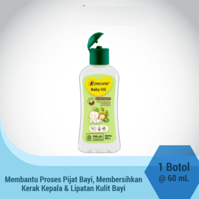 Konicare Baby Oil 60 ml - Minyak Bayi Extra Olive & Jojoba Oil thumbnail 3