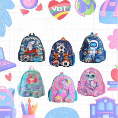 VEST Backpack kids / tas ransel anak paud U2054