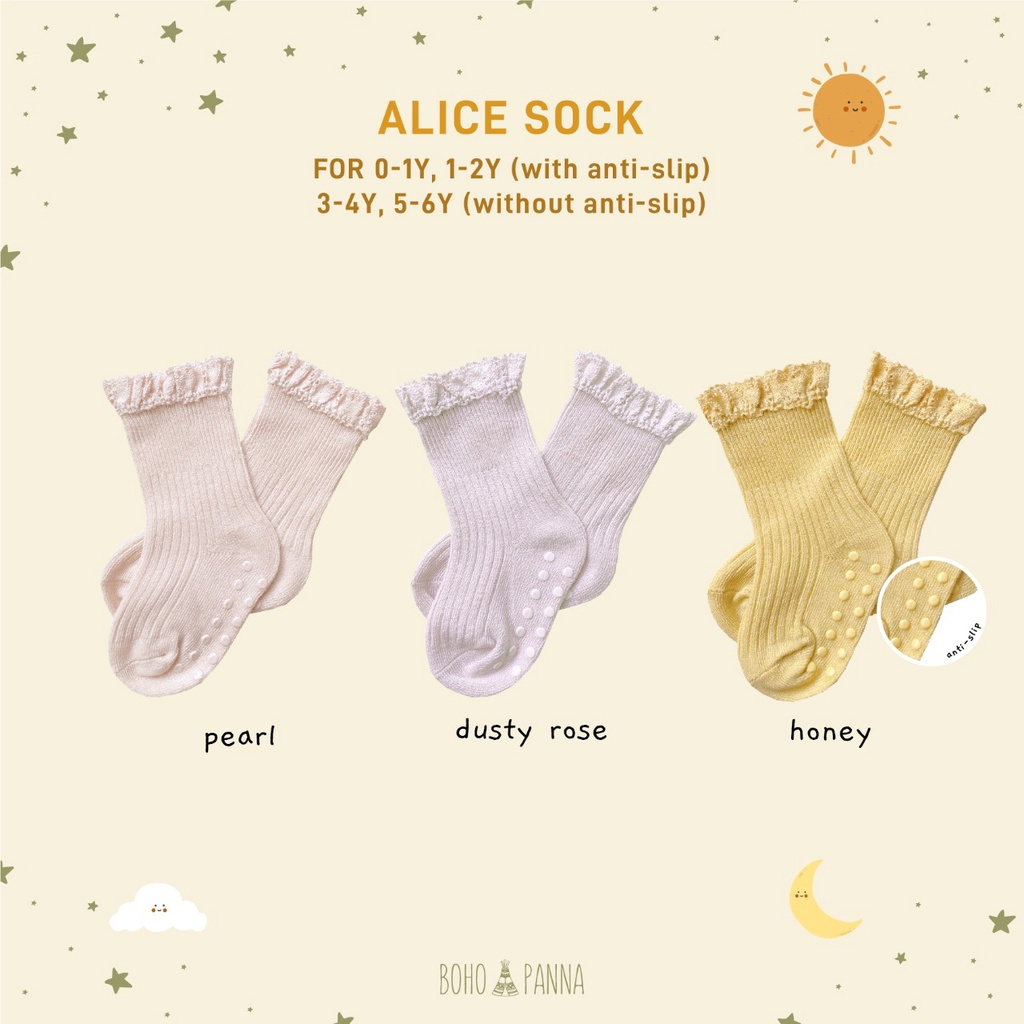 BOHOPANNA - ALICE SOCK - Kaos Kaki Anak Perempuan