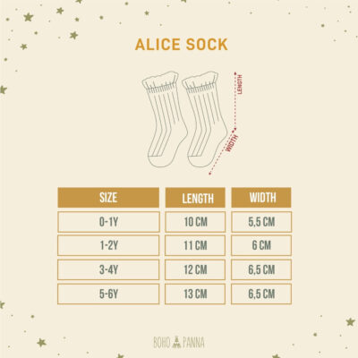 BOHOPANNA - ALICE SOCK - Kaos Kaki Anak Perempuan thumbnail 3
