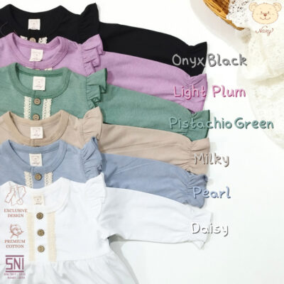 NARY Zahra Gamis - Gamis Pakaian Muslim Bayi dan Anak Perempuan 6 Bulan - 3 Tahun ( 1 Pcs) thumbnail 8