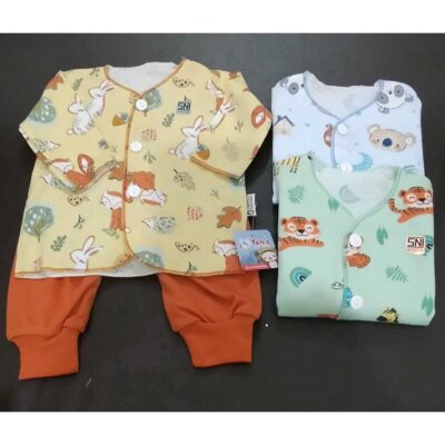 Cainito Baby & Kids Setelan Panjang Kancing Depan Newborn