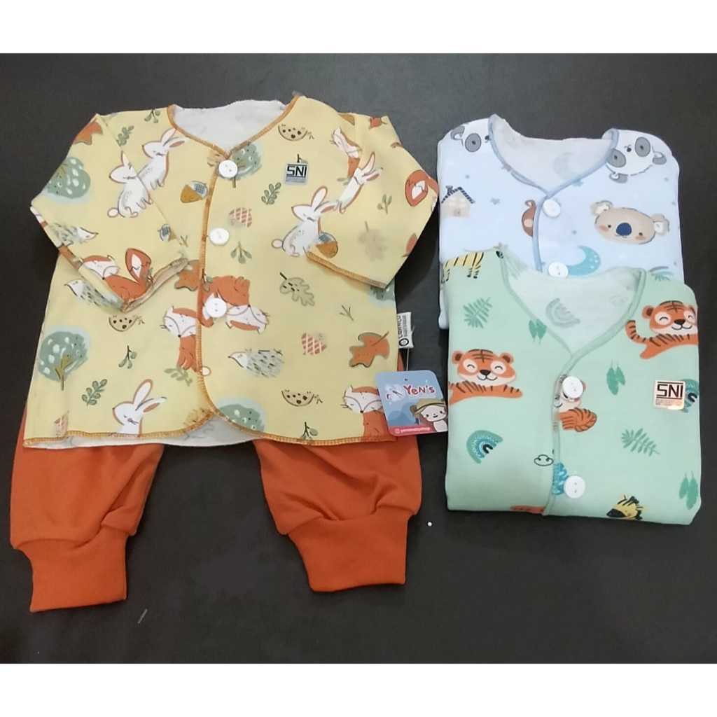 Cainito Baby & Kids Setelan Panjang Kancing Depan Newborn