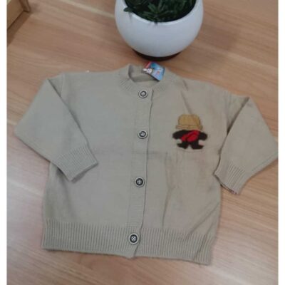 Cardigan Rajut Motif Bear - Atasan Rajut Laki Laki / Perempuan