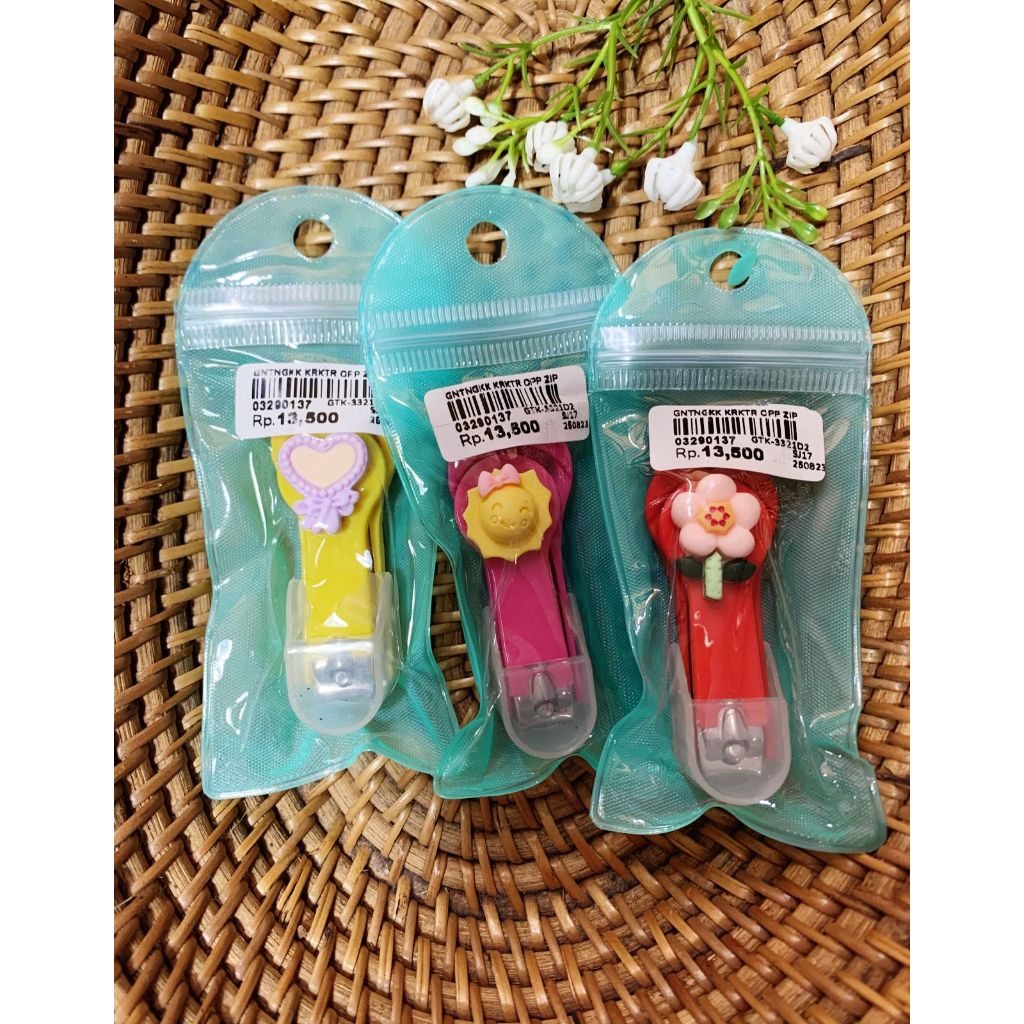 Nail Cutter Clipper - Gunting Kuku Karakter Warna Warni Motif Lucu / Alat potong kuku