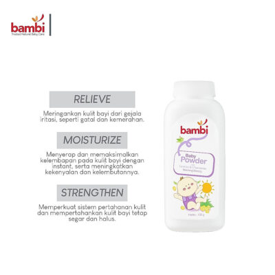 Bambi Baby Powder Morning Breezy / bedak bayi 100gr / 250gr thumbnail 3