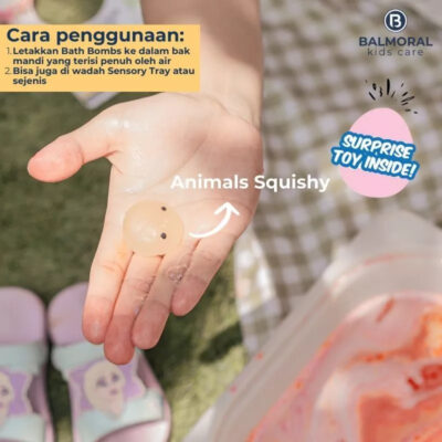 Balmoral Kids Sensory Bath Bombs Earth Series With Surprise Toys Colorful Scent SLS FREE thumbnail 4