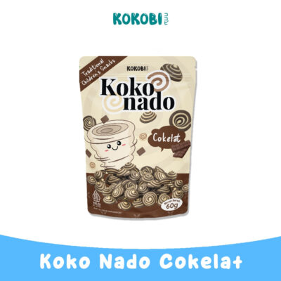 Kokobi Koko Nado - Kuping Gajah Mini Vanila / Cokelat 60gr Kids Friendly Snack