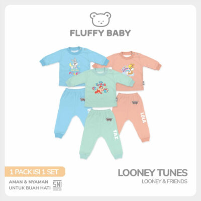 FLUFFY Setelan Oblong Panjang Looney Tunes SOJJSR LFS SML (Isi 1Pasang)
