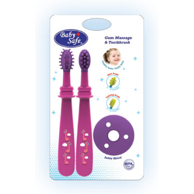 Baby Safe Gum Massage & Tooth Brush TB003 - BPA Free thumbnail 3
