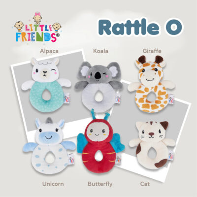 Little Friends Rattle Donut Karakter Hewan SNI