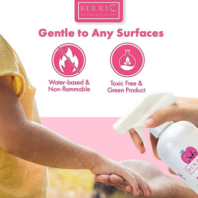 BerryC Mini Active Sanitizer Spray 30ml Natural Food Grade Pocket Travel Size Hand Antiseptik thumbnail 5