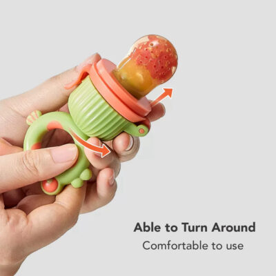 Sakumini Empeng Dot Buah Silikon Fruit Feeder Pacifier Bayi Mpasi BPA FREE thumbnail 3