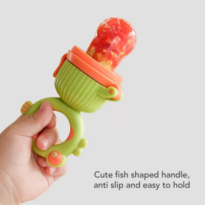 Sakumini Empeng Dot Buah Silikon Fruit Feeder Pacifier Bayi Mpasi BPA FREE thumbnail 4