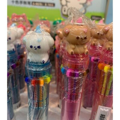 Ballpoint Dog S9078 / Pulpen Mekanik 10 Warna / Bolpoin Lucu Karakter Dog thumbnail 2