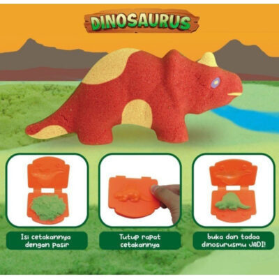 Magic Sand Dinosaurus / Mainan Edukasi Pasir Ajaib Dinosaurus Magic Sand Cotton thumbnail 2
