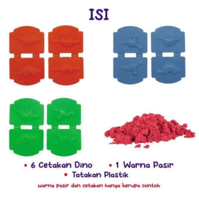 Magic Sand Dinosaurus / Mainan Edukasi Pasir Ajaib Dinosaurus Magic Sand Cotton thumbnail 3