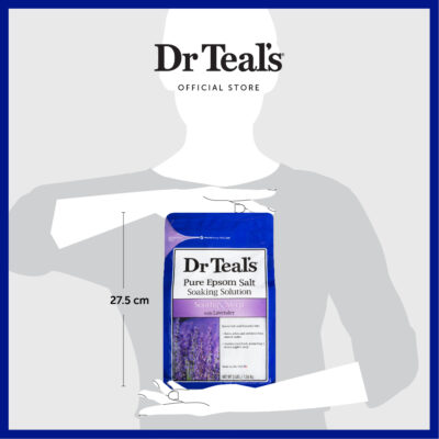 Dr Teal's Pure Epsom Salt Soaks/Garam Berendam - Lavender Essential thumbnail 3