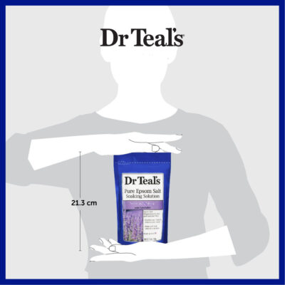 Dr Teal's Pure Epsom Salt Soaks/Garam Berendam - Lavender Essential thumbnail 4