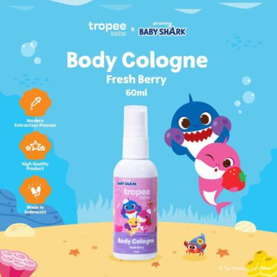 Tropee Bebe x Pinkfong - Body Cologne Parfum Bayi 60ml - Minyak Wangi Bayi dan Anak thumbnail 2