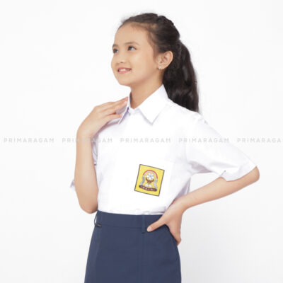 Seragam Sekolah Smp Laki Laki / Perempuan Lengan Pendek - Baju Seragam Kemeja Putih thumbnail 2