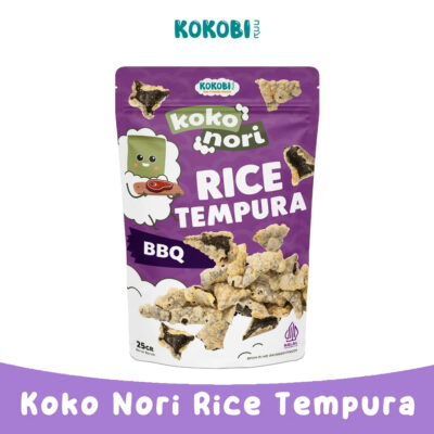 Koko Nori RIce Tempura 25gr - (Snack Rumput Laut Kokobi) HALAL thumbnail 4