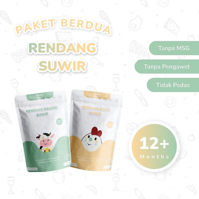 Raami Food - Rendang Daging Sapi / Ayam Suwir TIDAK PEDAS NO MSG