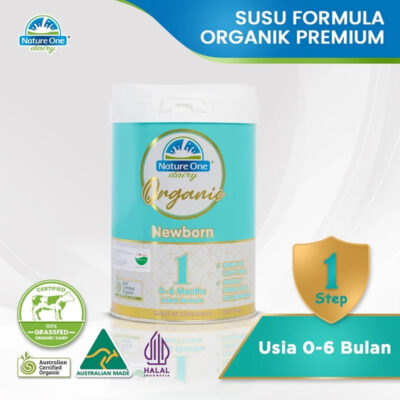 Nature One Dairy Organic Step 1 - Susu Formula Organik 900 Gram Halal thumbnail 2