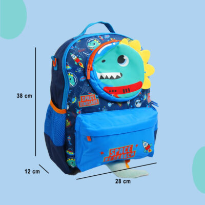 VEST Backpack Kids U2055 - Tas Ransel anak besar untuk SD Dino/Unicorn/Panda thumbnail 6