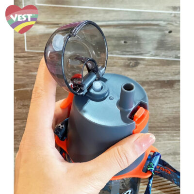 VEST Botol Minum Sedotan + Mist Spritz Karakter Animal Bottle 580ml ANTI PECAH FA9346 thumbnail 6