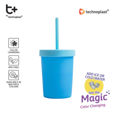 Technoplast T+ SWITCH 560ml / Tumbler Botol Minum Plastik Bisa Berubah Warna