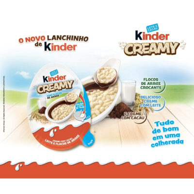 Kinder Creamy Milky & Crunchy with Crispy Rice - Kinder Creamy Krim Susu 19gr