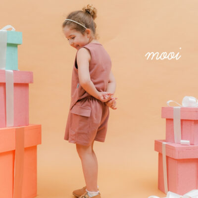 Mooi Rok Celana Skort Anak Perempuan Fionna Cargo Skort Pants 1-5 Year thumbnail 7