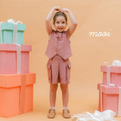 Mooi Rok Celana Skort Anak Perempuan Fionna Cargo Skort Pants 1-5 Year thumbnail 8