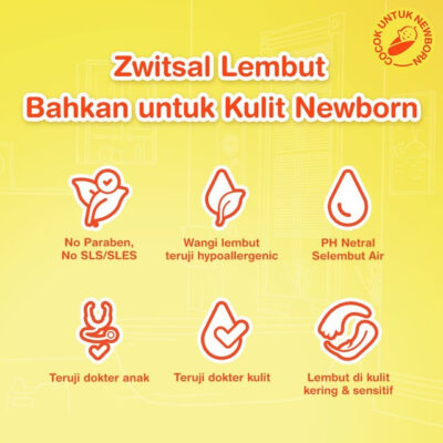 Zwitsal Baby Bath Hair & Body Aloe Vera Refil 400mL / Shampoo & Sabun Cair Bayi thumbnail 4