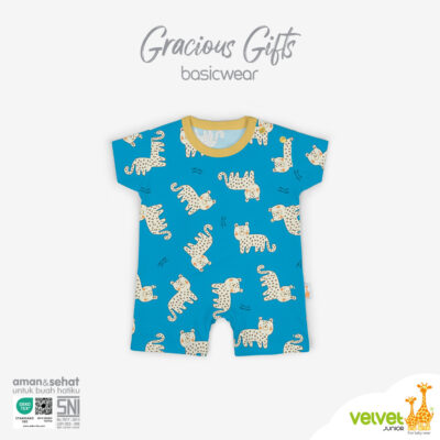 Velvet Junior Jumper Bayi Bodysuit Segiempat - (BasicWear Gracious Gifts) thumbnail 2