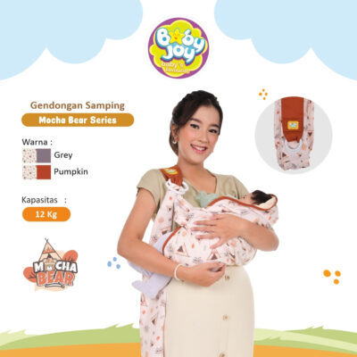 Baby Joy Gendongan Samping Mocha Bear Series - Gendongan Bayi BJG2025