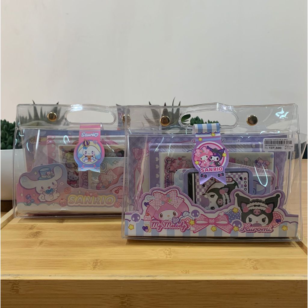 Book Set Sticker Character Sanrio / Notebook Journal Diary / Paket hadiah