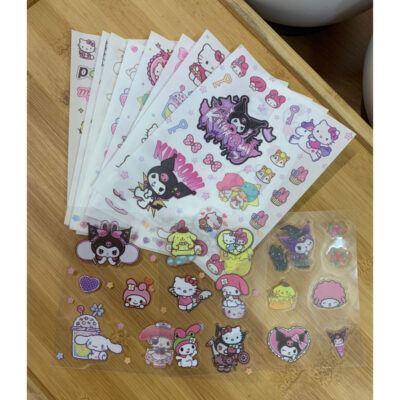 Book Set Sticker Character Sanrio / Notebook Journal Diary / Paket hadiah thumbnail 4