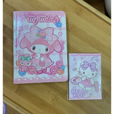 Book Set Sticker Character Sanrio / Notebook Journal Diary / Paket hadiah thumbnail 5