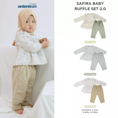 ARDENLEON Setelan Bayi Perempuan Raya Safira Baby Set 2.0 / Raya collection