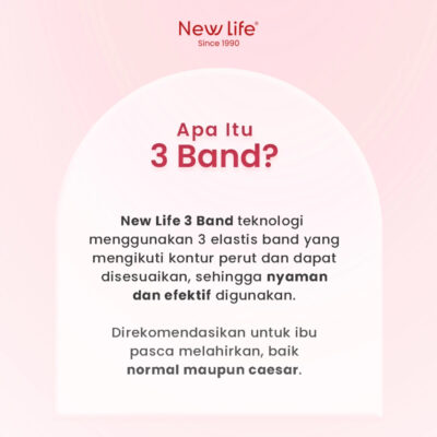 New Life 3 Band Korset Reguler Korset Pasca Melahirkan Postpartum Korset Pasca Melahirkan Caesar dan Normal Korset thumbnail 4