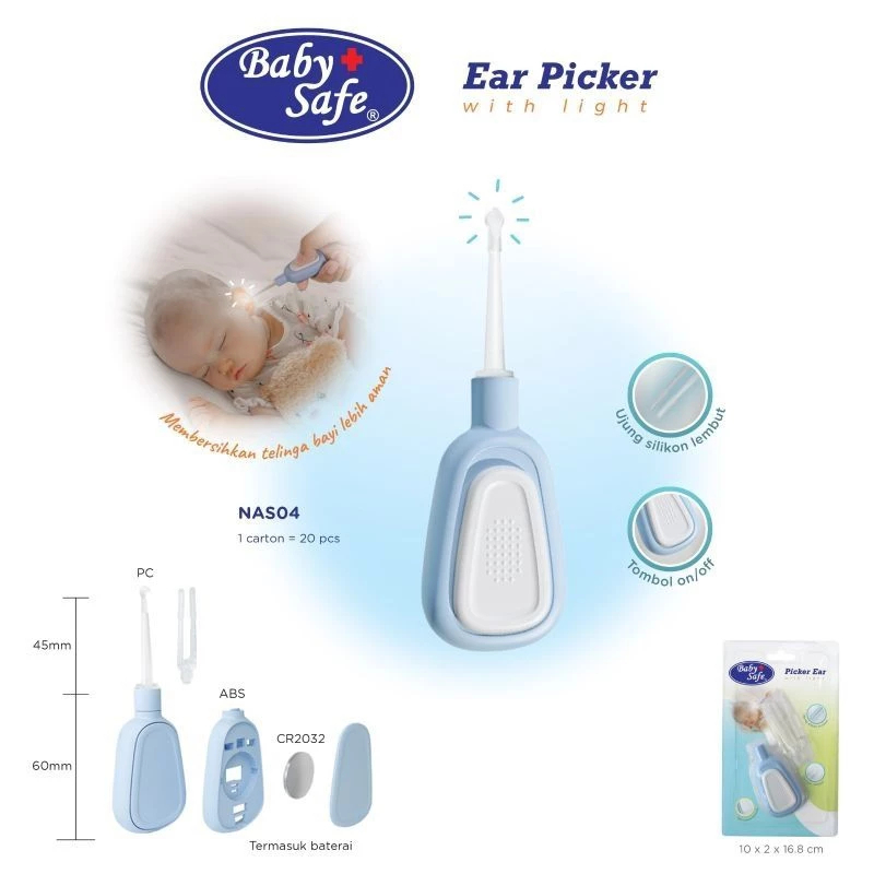Baby Safe Picker Ear With Light NAS04