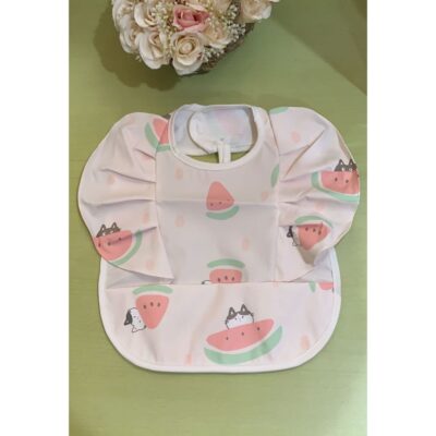 Waterproof Ruffle Bib - Celemek Bayi Slabber Anak Anti Air thumbnail 2
