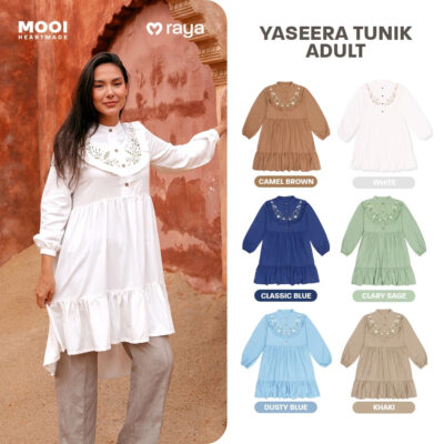 Mooi Yaseera Tunic Dewasa - Tunik Wanita - Atasan Wanita Raya Collection