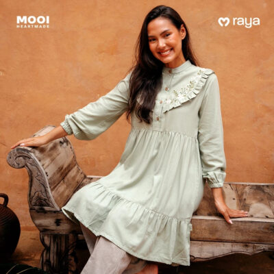 Mooi Yaseera Tunic Dewasa - Tunik Wanita - Atasan Wanita Raya Collection thumbnail 2