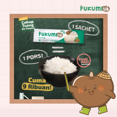 FUKUMI Beras Porang Box Sachet - Shirataki/Konjac Rice - isi 7 Sachet @40g thumbnail 5
