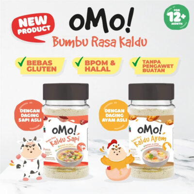 OMO! Kaldu Ayam (Chicken) / OMO! Kaldu Sapi (Beef) 50G TANPA MSG thumbnail 2