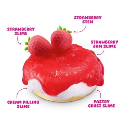 ZURU Set Slime Mart Strawberry Cheesecake Bag - Mix Kids Toys Arts And Crafts Set Mainan Kreativitas Anak Slime Toy thumbnail 4